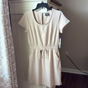 32 Degrees Cool Brand Casual Cream Dress